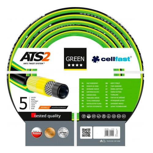 Шланг садовый поливочный Cellfast Green 3/4