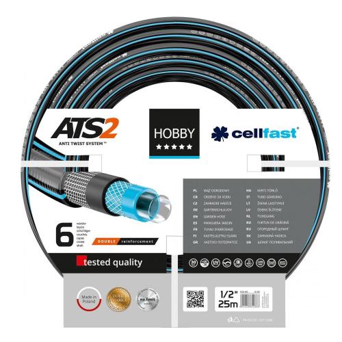 Шланг садовый поливочный Cellfast Hobby 1/2