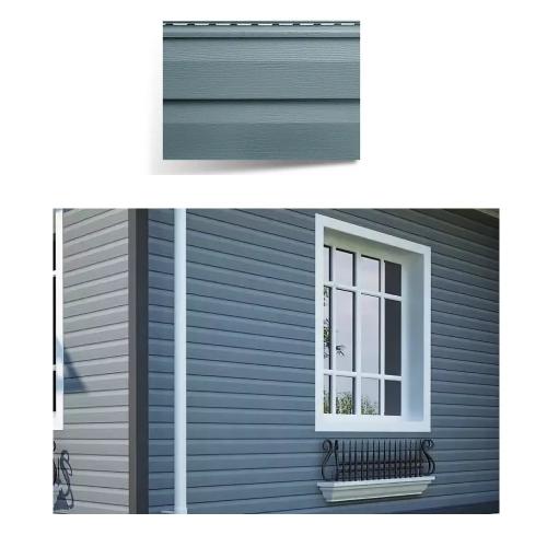 Вініловий сайдинг панель фасадна Alta Siding Сіро-блакитний 3.66 м