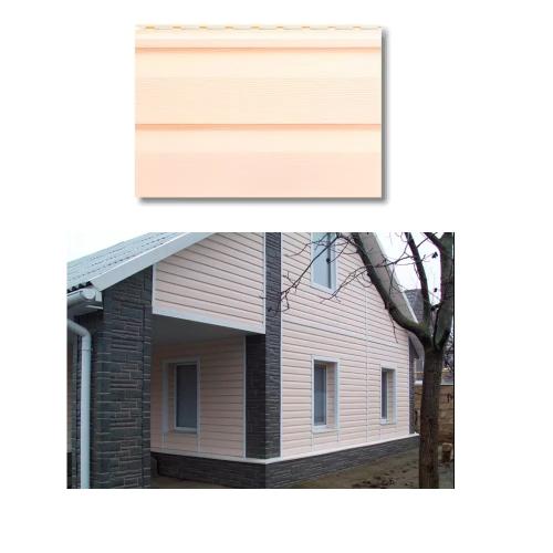 Вініловий сайдинг панель фасадна Alta Siding Рожевий 3.66 м