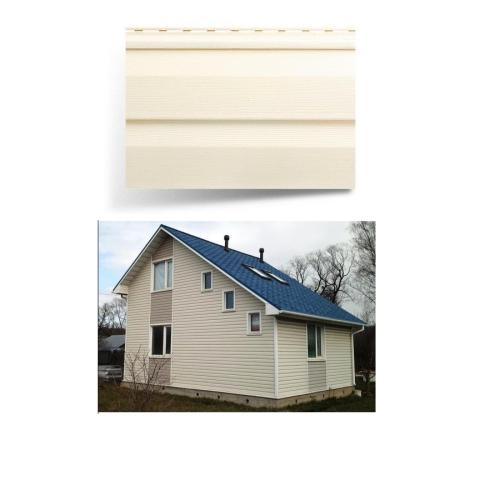 Виниловый сайдинг панель фасадная Alta Siding Кремовый 3.66 м Виниловый сайдинг панель фасадная Alta Siding Кремовый 3.66 м