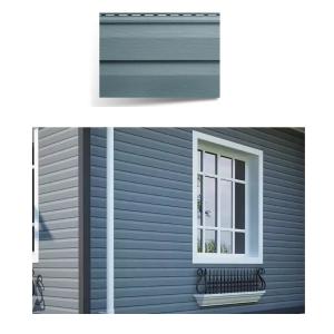 Виниловый сайдинг панель фасадная Alta Siding Серо-голубой 3.66 м