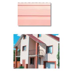 Виниловый сайдинг панель фасадная Alta Siding Земляничный 3.66 м