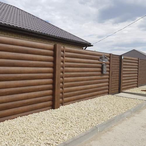 Сайдинг металлический Евромодуль "Блок Хаус" Полиэстер Глянец