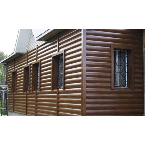 Сайдинг металлический Евромодуль "Блок Хаус" Полиэстер Глянец