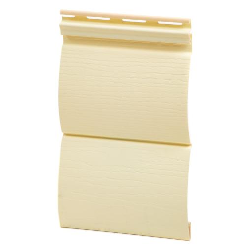 Виниловый сайдинг FaSiding Блок-хаус (Мимоза)