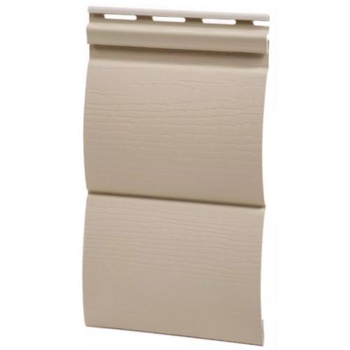 Вініловий сайдинг FaSiding Блок-хаус (Волоський горіх)