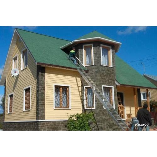 Вініловий сайдинг фасадна панель Flex Імбирний