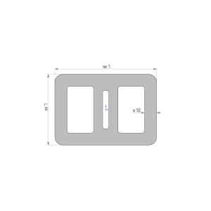 Лага для сайдинга HOLZDORF 50х35х3000 мм