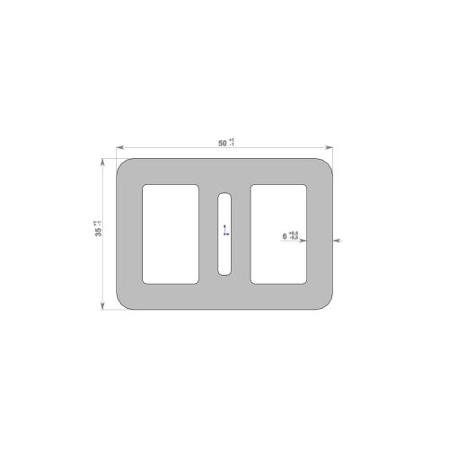 Лага для сайдинга HOLZDORF 50х35х3000 мм