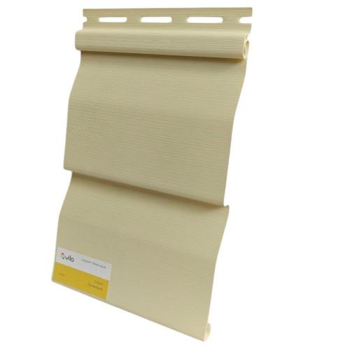 Сайдинг стіновий панель VOX Vilo (Кремовий) 2-х переломний