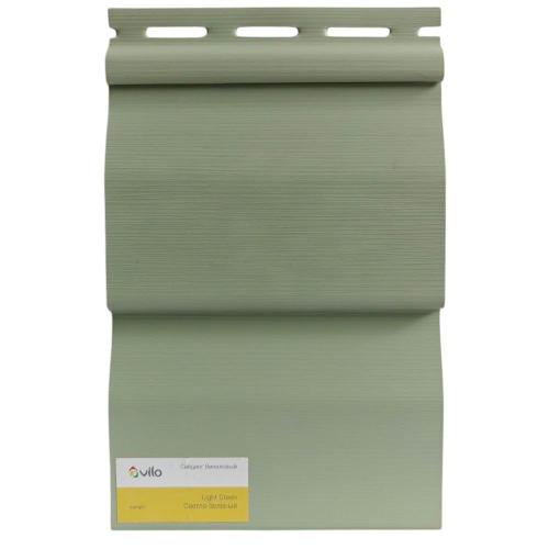 Сайдинг стінова панель VOX Vilo (Світло-зелений) 2-х переломний