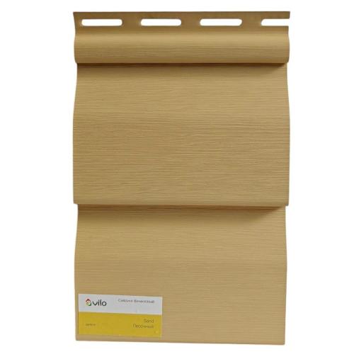 Сайдинг стіновий панель VOX Vilo (Пісочний) 2-х переломний