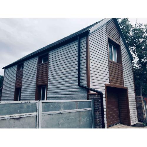 Сайдинг металлический "Корабельная доска" с принтом под дерево Сайдинг металлический "Корабельная доска" с принтом под дерево