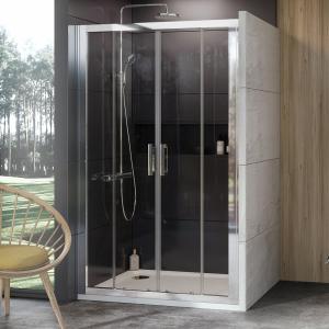Душевые двери раздвижные Ravak 10° 10DP4-120 120 см пол. алюминий