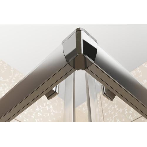 Душові двері чотириелементні RAVAK BLDP4-130 130 см підлога. алюміній