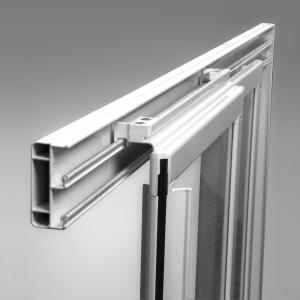 Душевые двери трехэлементные RAVAK ASDP3-80 белый декор