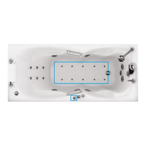 Аэромассаж с компрессором 0.4 Квт Sirem