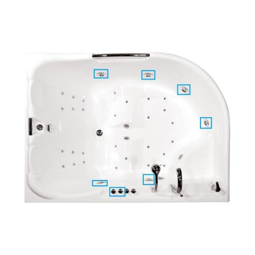 Гідромасаж 2 XXL із двигуном 1.5 Квт Sirem