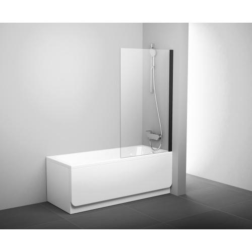 RAVAK Штора для ванни PVS 1-80 чорний