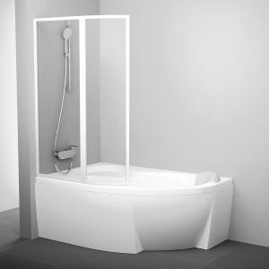 RAVAK Штора для ванны VSK 2 Rosa 150 белый L/R