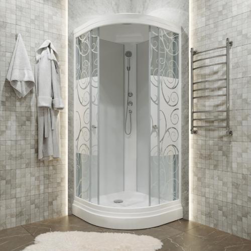 Душевой бокс Triton ДК Узоры 90x90 B Душевой бокс Triton ДК Узоры 90x90 B