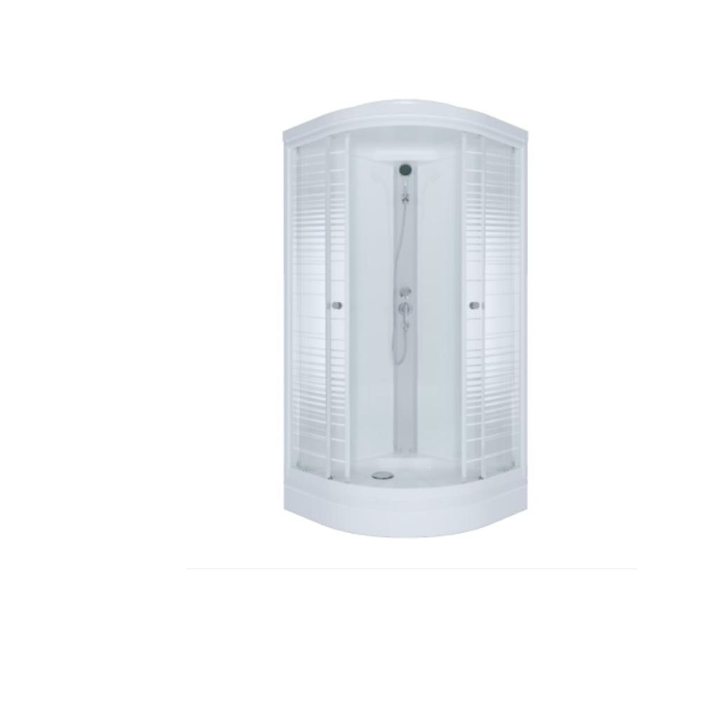 Душевой бокс Triton ДК Полосы 90x90 А