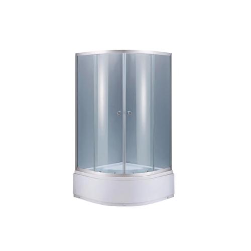 Душевой угол Fabio F-90/45 Рама - сатин, стекло матовое - фабрик