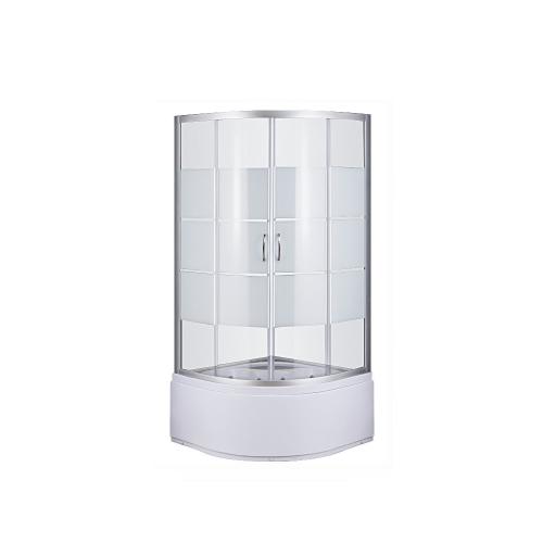 Душова кабіна Sansa S-90/40 Рама - сатин, скло - прозоре-lines