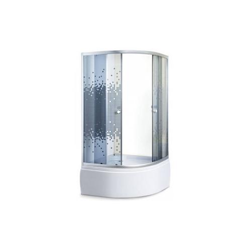 Душова кабіна Sansa S-90/40 Рама - сатин, сіре - мозаїка