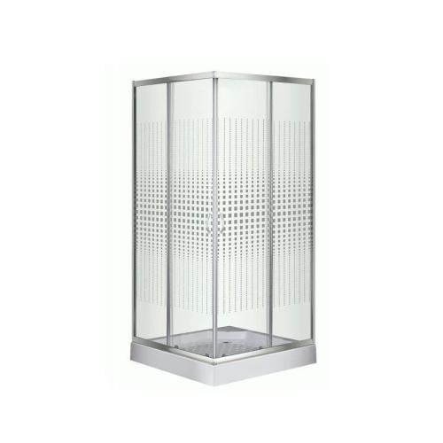 Душова кабіна Sansa S-90S/15 Рама - сатин, скло - прозорий-мозаїка