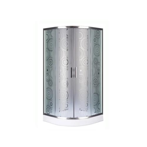 Душова кабіна Sansa SH-90/15 Рама - пол алюміній, скло - матове, малюнок