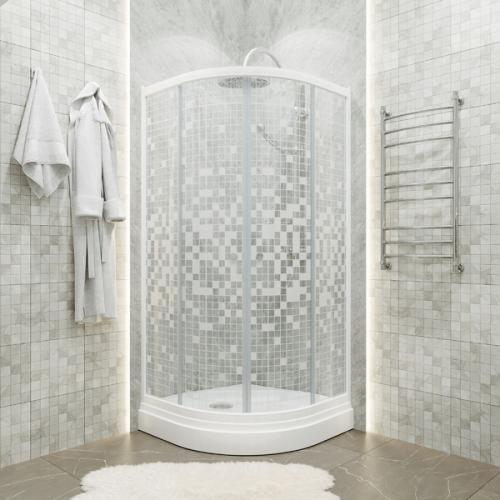 Душевая кабина Triton ДО Мозаика 90x90 А белый Душевая кабина Triton ДО Мозаика 90x90 А белый