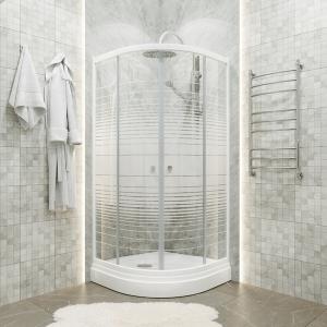Душевая кабина Triton ДО Полосы 90x90 B белый