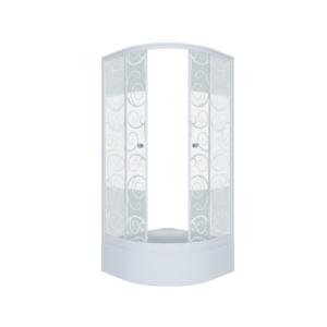 Душевая кабина Triton ДО Узоры 90x90 А белый