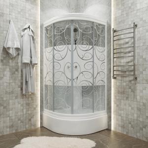 Душова кабіна Triton ДО Візерунки 100x100 B білий