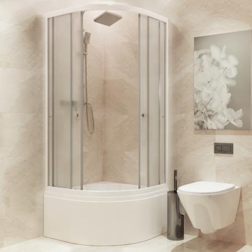 Душевая кабина Triton ДО Вирго 90x90 Б белый