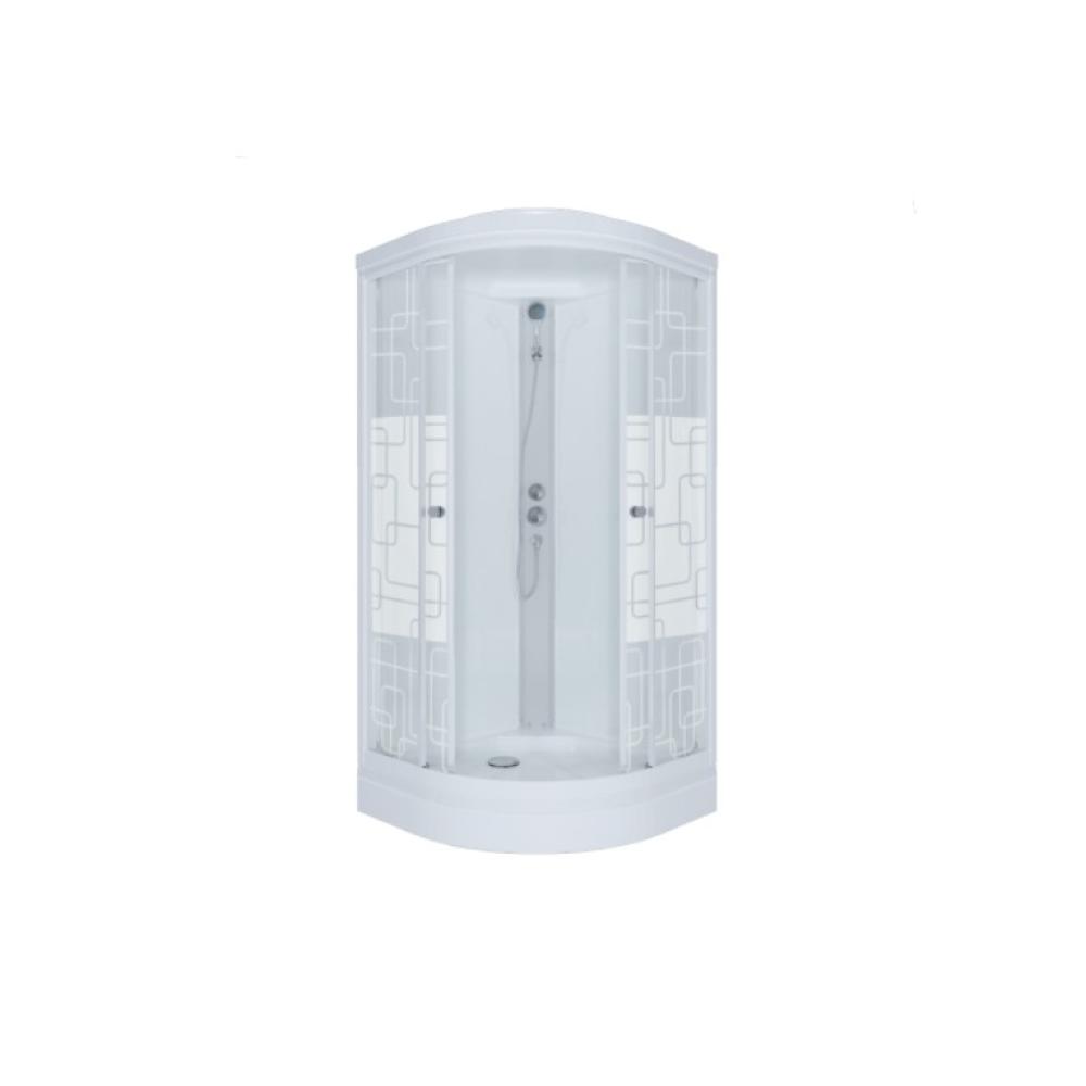 Душевая кабина Triton ДО Квадраты 90x90 B белый