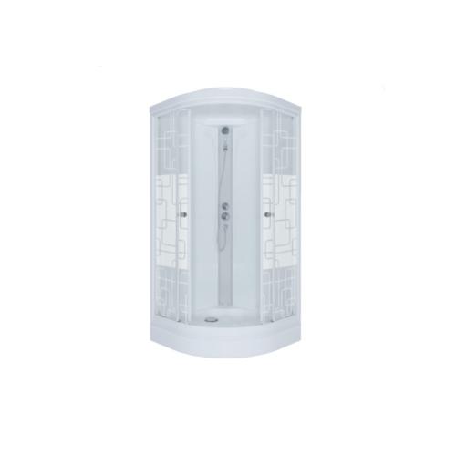 Душевая кабина Triton ДО Квадраты 90x90 А белый