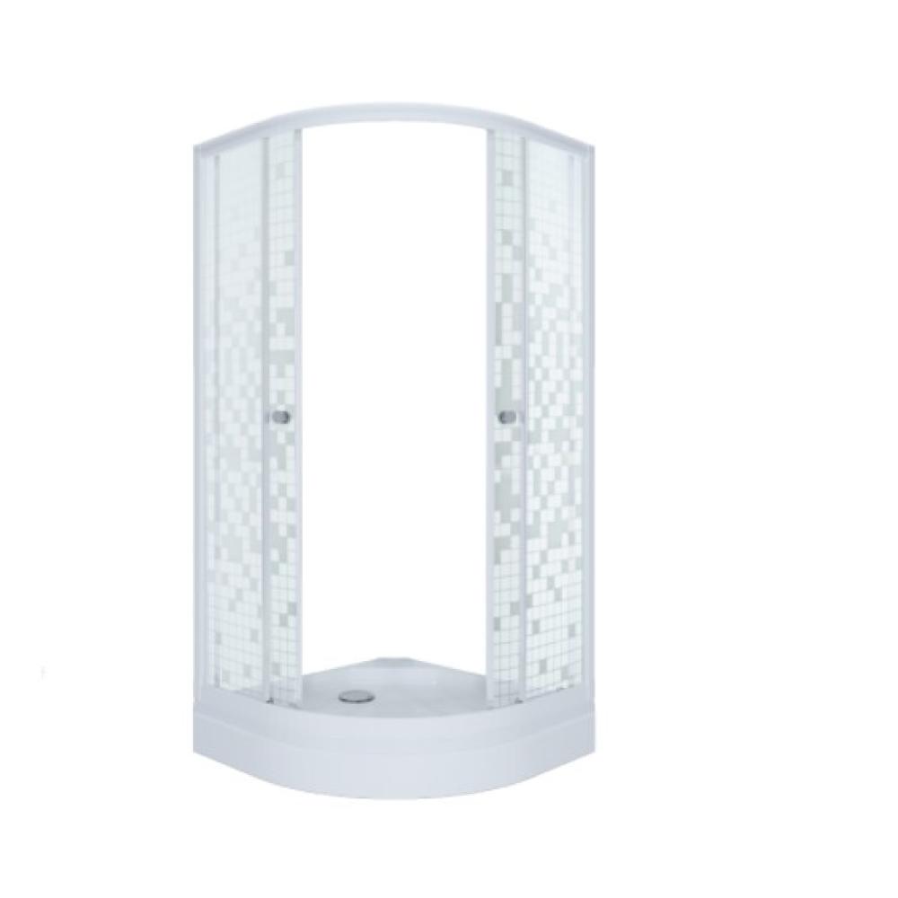 Душевая кабина Triton ДО Мозаика 100x100 B белый