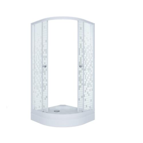 Душевая кабина Triton ДО Мозаика 90x90 А белый