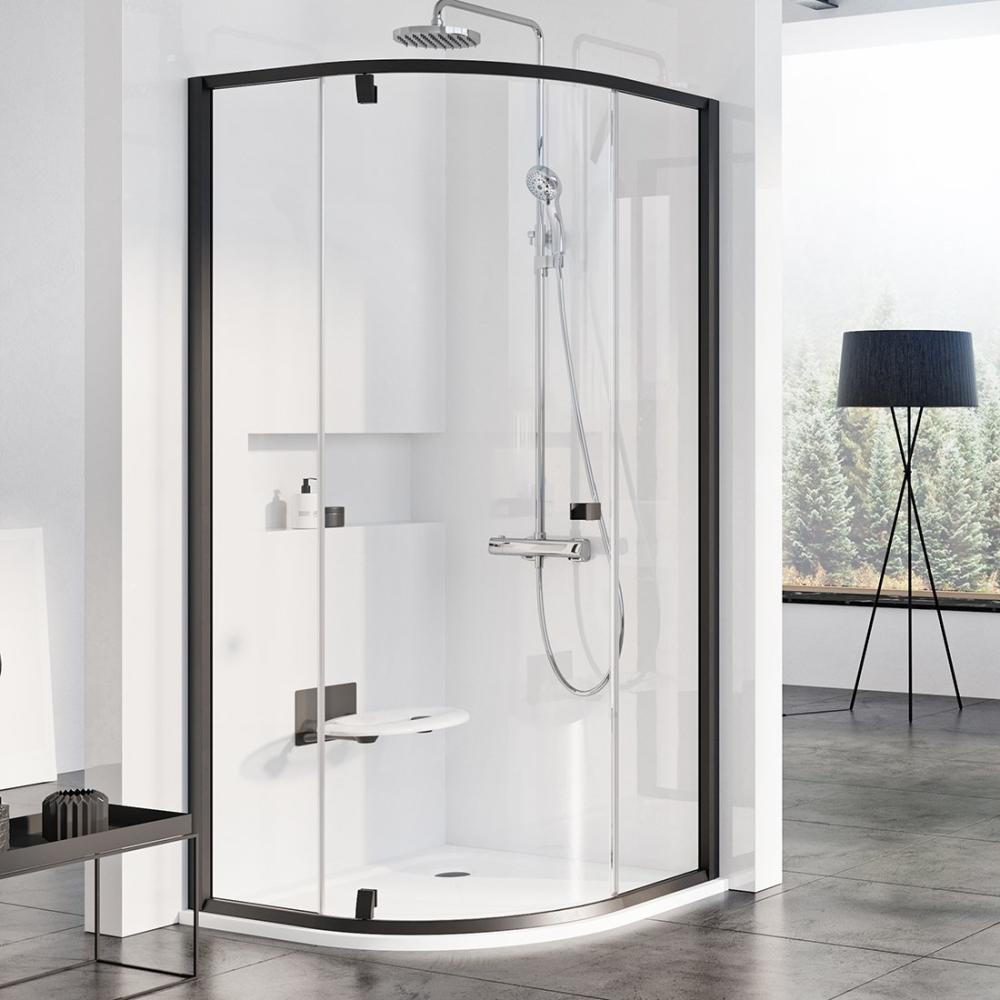 Душова кабіна Ravak Pivot PSKK3-90 90x90 чорний