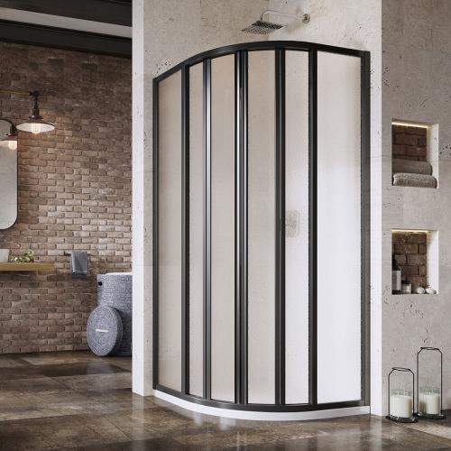 Душова кабіна Ravak Supernova SKKP6-80 80x80 чорний декор