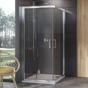 Душевая кабина Ravak 10° 90x90 пол. алюминий