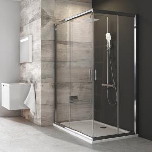 Душевая кабина BLRV2K-110 110x110 пол. алюминий