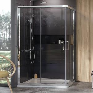 Душевая кабина Ravak 10° 120x90 пол. алюминий 
