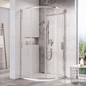 Душова кабіна Ravak Blix Slim BLSCP4-80 80x80 підлога. алюміній