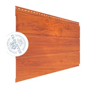 Софіт металевий під дерево з перфорацією Dongbu Steel (Корея) 0,43 мм Софіт металевий під дерево з перфорацією Dongbu Steel (Корея) 0,43 мм