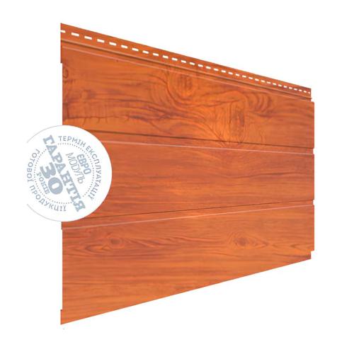 Софит металлический под дерево с перфорацией Dongbu Steel (Корея) 0,43 мм