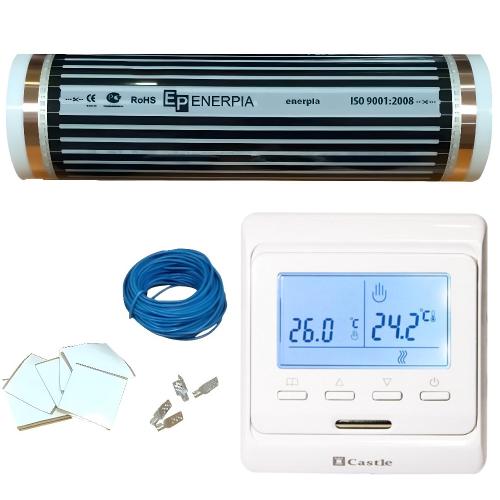 Enerpia Комплект теплої підлоги з терморегулятором Castle E51 (2,0 м2)